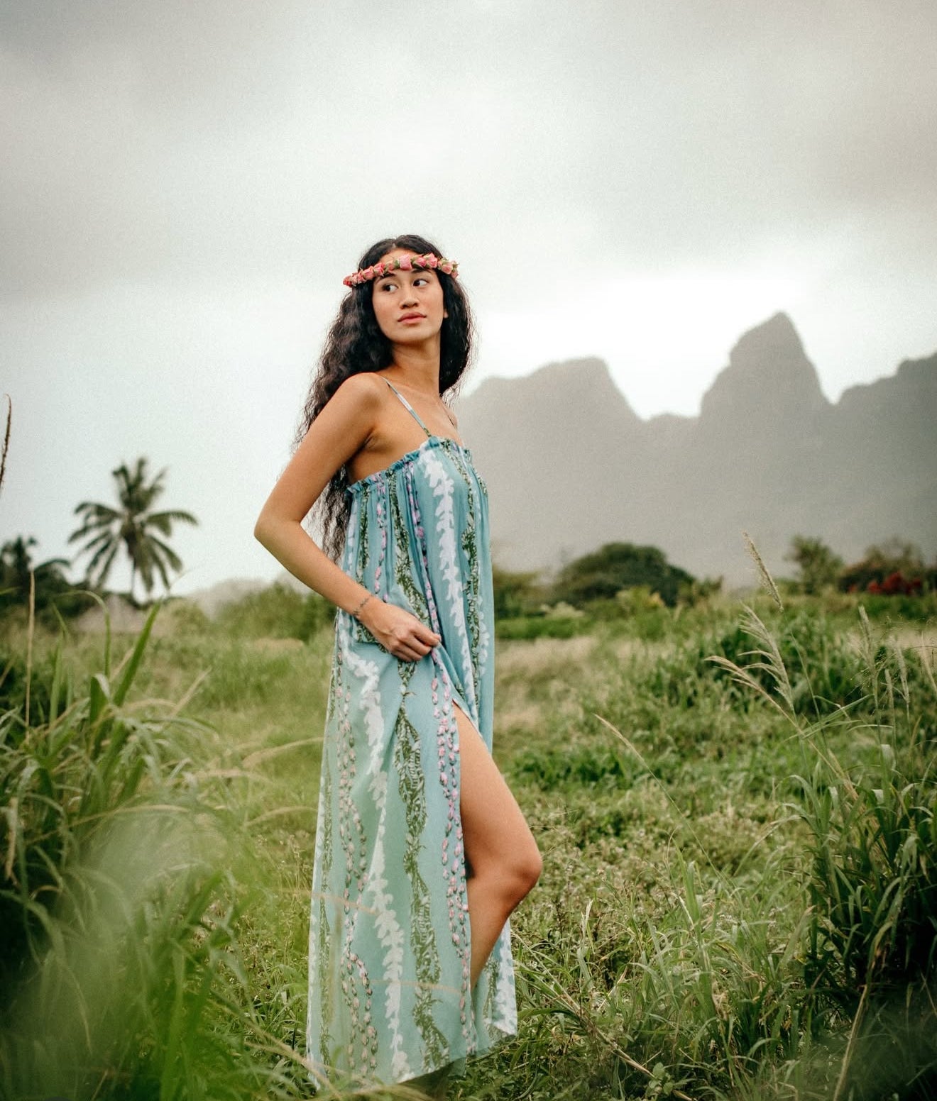 PULELEHUA LONG DRESS
