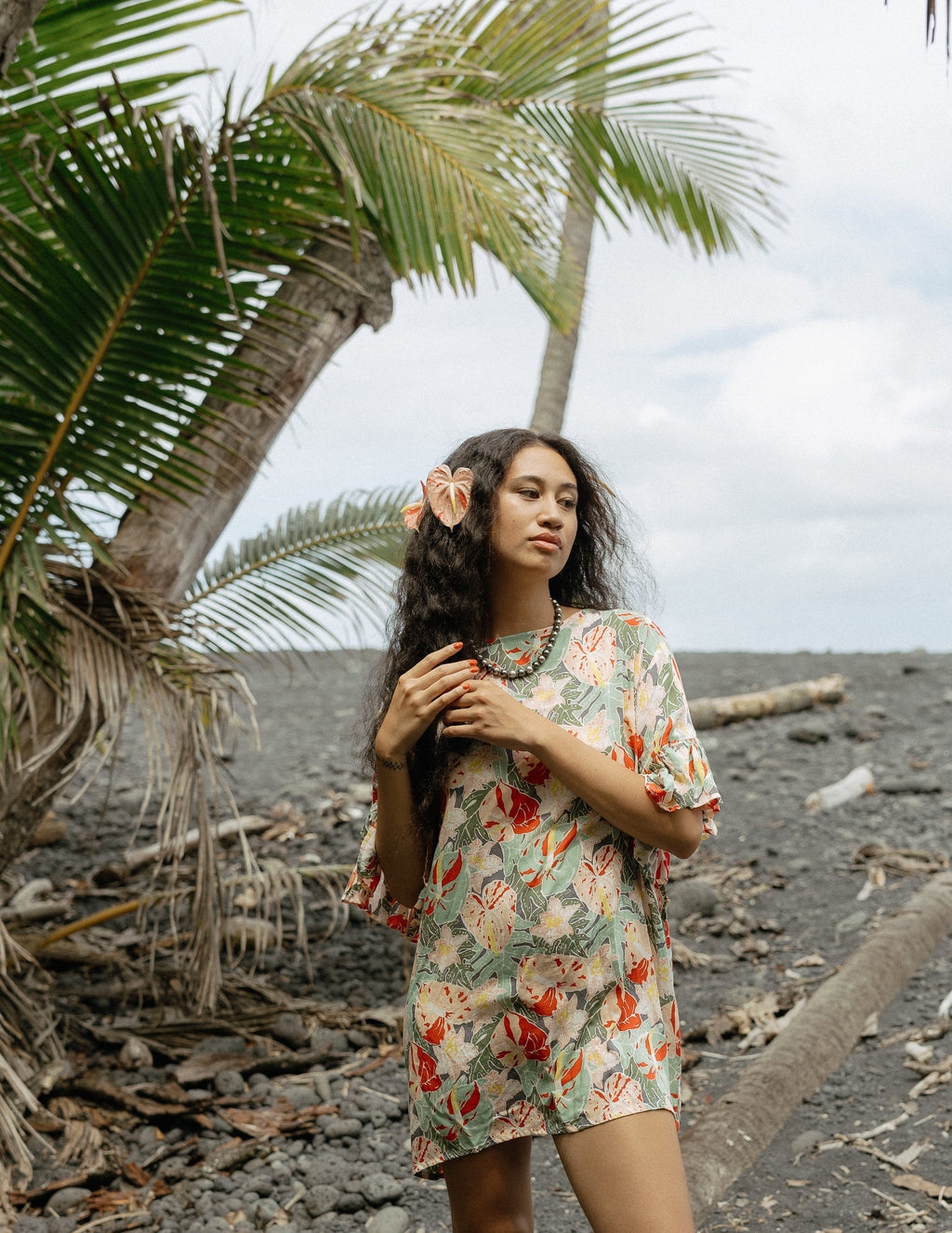 MICA RUFFLE DRESS