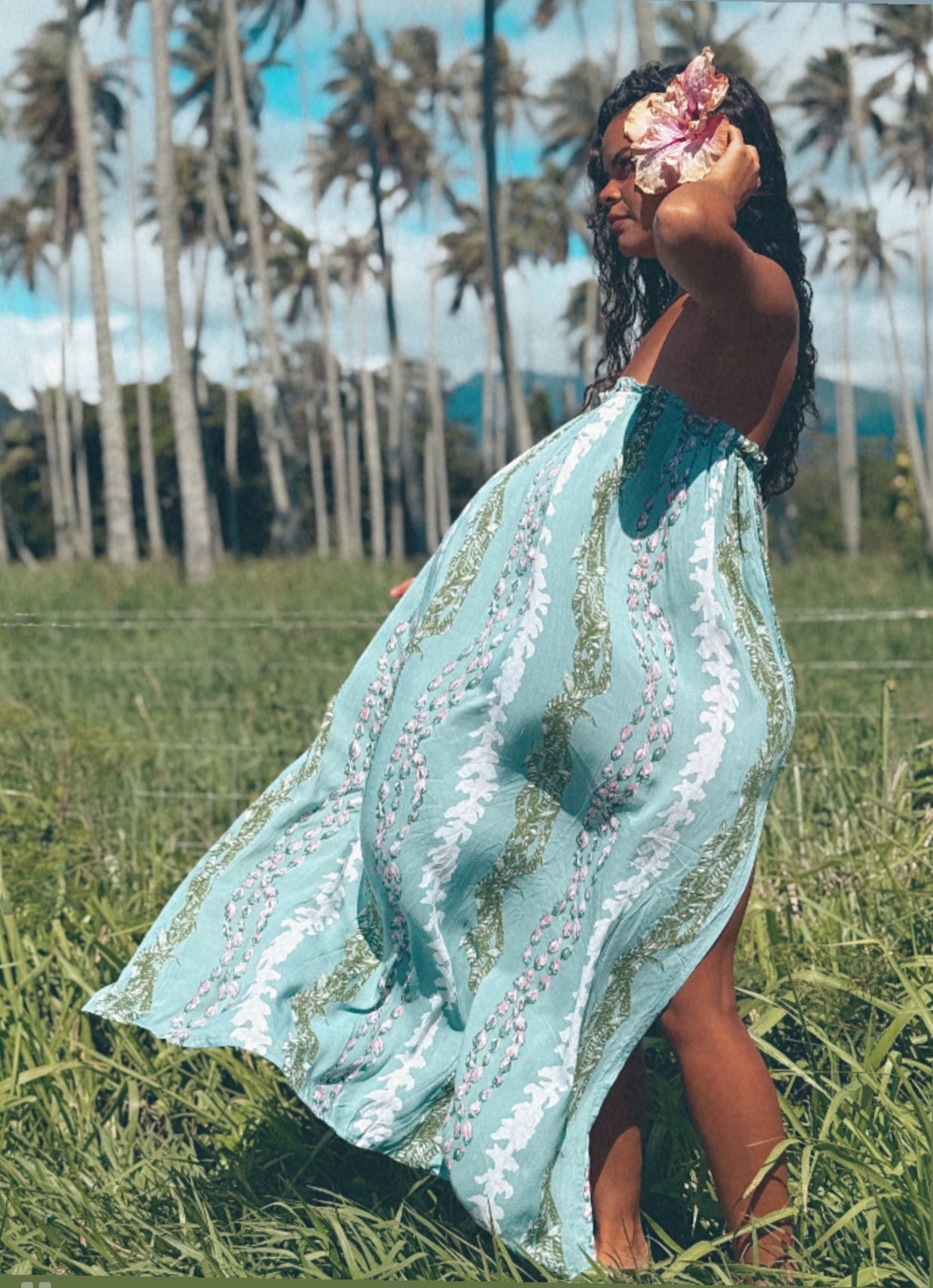 PULELEHUA LONG DRESS