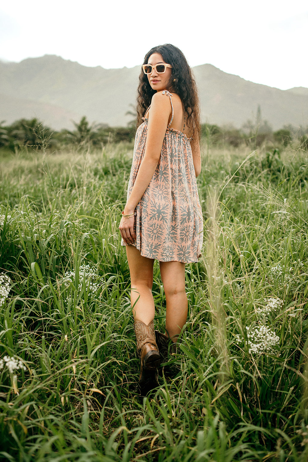 PULELEHUA SHORT DRESS