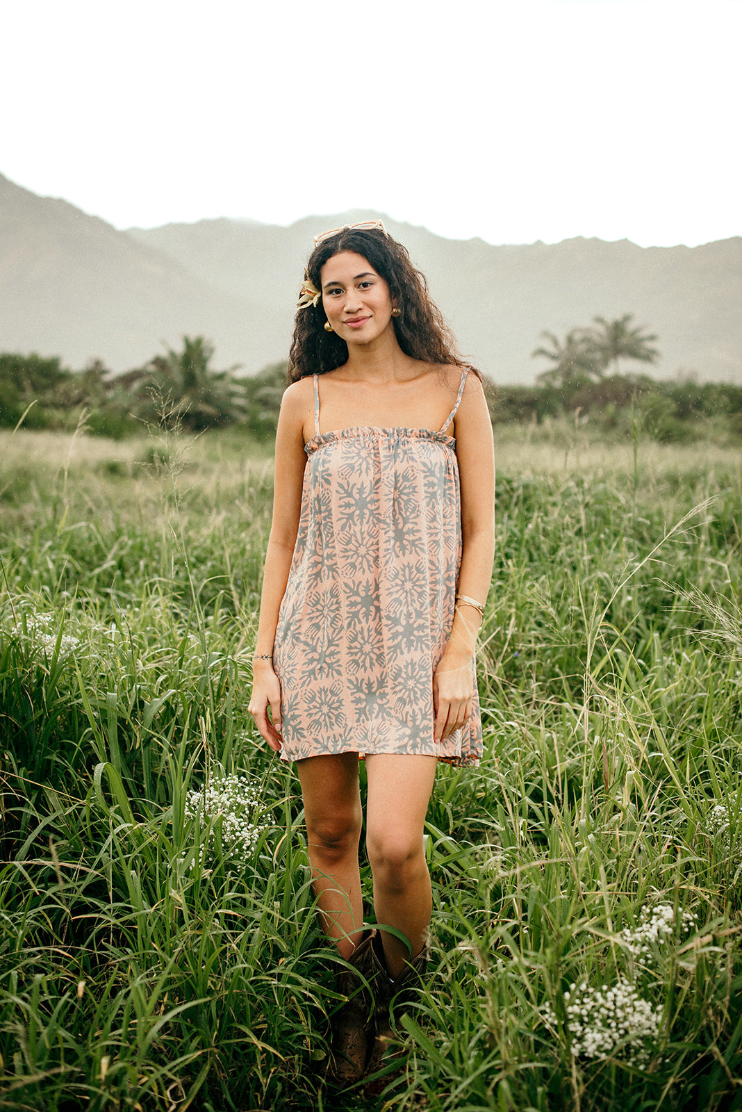 PULELEHUA SHORT DRESS